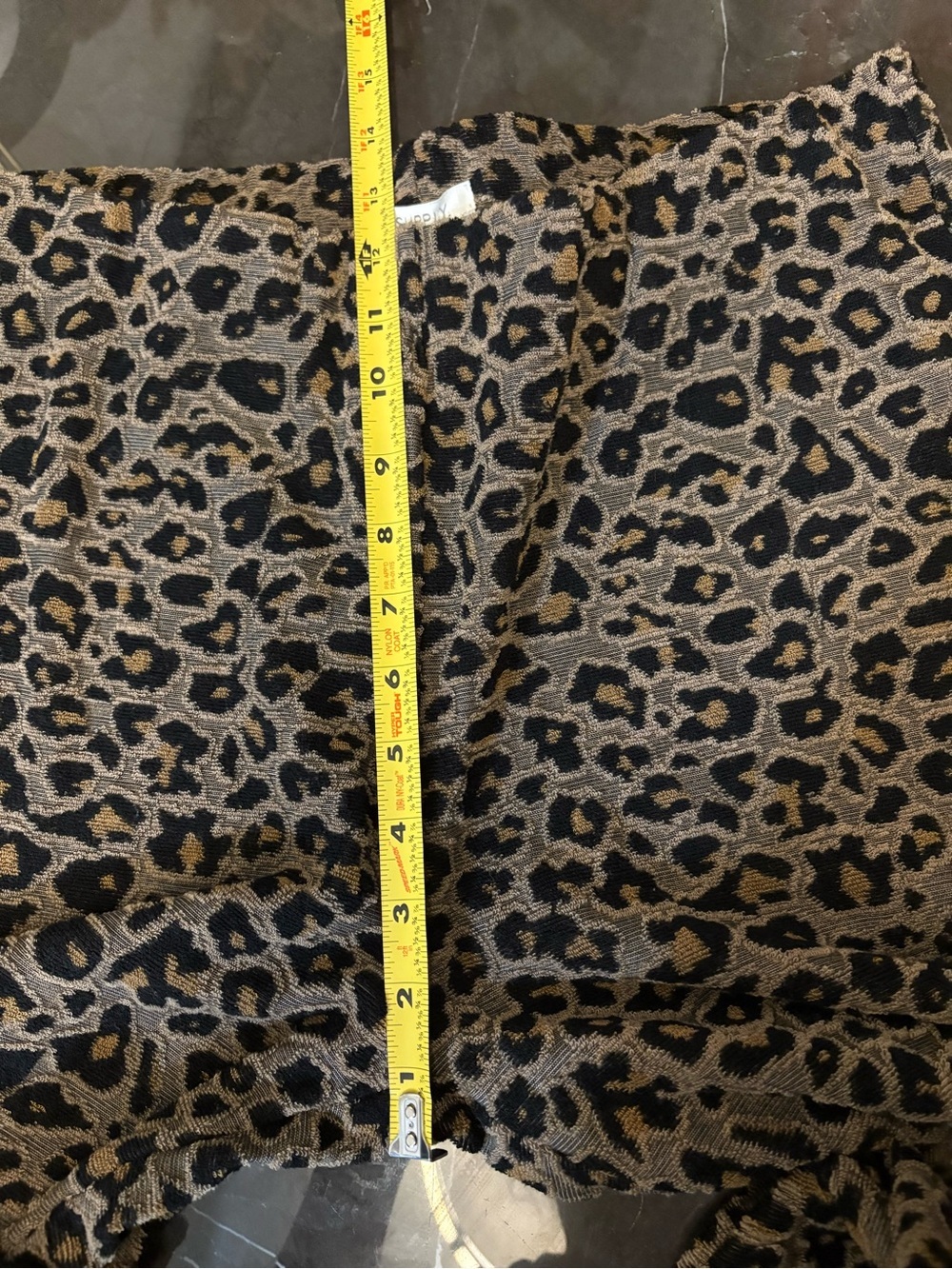 Z Supply Nova Jacquard Leopard Flare Pants Women’s Size XL Boho,Grunge,90’s - Picture 9 of 12